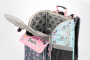 3 set Zippy Panda: aktovka, penál, sáček Baagl