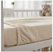 Mušelínové prostěradlo 60x120 cm Prem