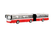 Autobus česky mluvící 36 cm červený na zpětný chod se světem a zvukem