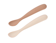 První lžičky silikonové 2 ks s pouzdrem Beaba