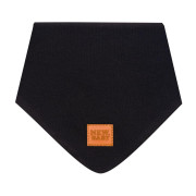 Kojenecký bavlněný šátek na krk New Baby Favorite černý M