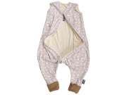 Merino spací pytel zajíc béžový s nožičkami 