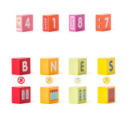 Stavebnice kostky Město v kyblíku