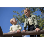 Mikina rozepínací zelená pejsci Little Angel