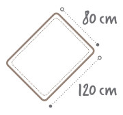 Mušelínová zavinovačka Design 120 x 80 cm BabyMatex