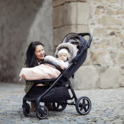 Set zimní fusak Comfy 4 v 1 + rukavice na kočárek Furry Petite & Mars