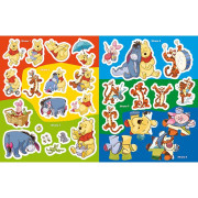 Zábava se samolepkami Medvídek Pú