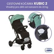 Kubic 2 cestovní kočárek 0 m - 22 kg Asalvo