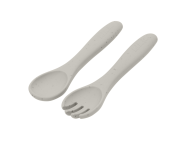 Příbor 2-dílný Platinum Silicone KikkaBoo