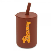 Silikonový hrnek s brčkem 150 ml BocioLand