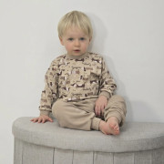 Dětské pyžamo Pejsek hnědá Esito Vel. 92