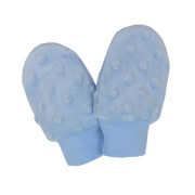 Kojenecké zimní rukavice Esito Minky Blue