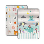 Oboustranná pěnová podložka Kinder Digits and Elephant 178 x120 cm Milly Mally
