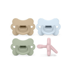 Šidítko fyziologické silikon Butterfly 0-6 m SX PRO Colour Essence Suavinex |