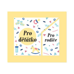 Duo pokladnička - Pro rodiče/Pro děťátko