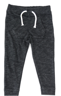 Tepláky chlapecké skinny, Minoti, KID 6, černá