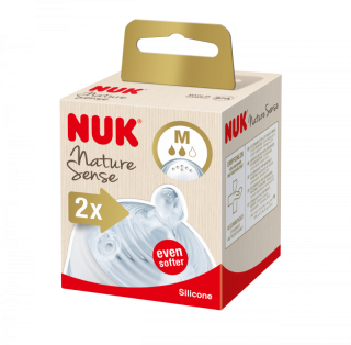 NUK Nature Sense savička Vel. M, 2 ks
