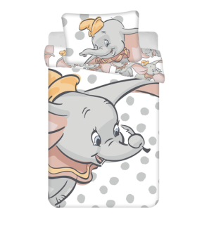 Povlečení do postýlky baby Dumbo "Dots" 100 x 135, 40 x 60 cm Jerry Fabrics