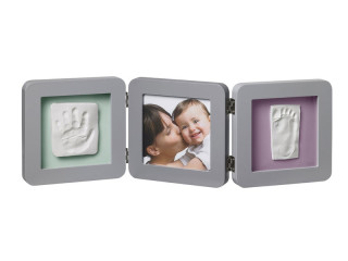 Baby Art Rámeček Double Print Frame Grey