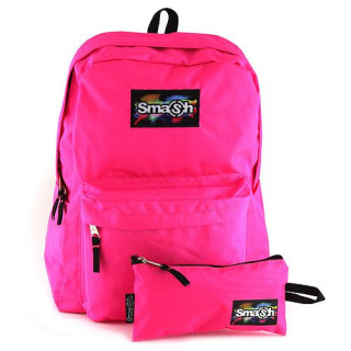Studentský batoh Smash Tmavě růžový