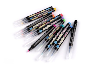 Kreativní akrylový fix/popisovač sada 12 ks, 2 mm