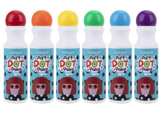 Barvy v tubě Smývatelné 6 ks s omalovánkami