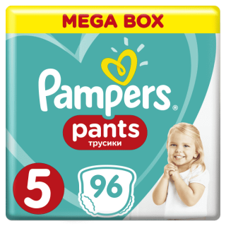 Kalhotky plenkové ActivePants 5 JUNIOR 12-17kg 96ks Pampers