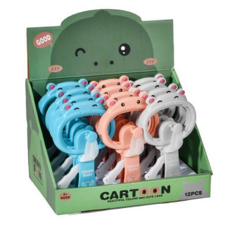 Ruční větráček hroch 18 cm