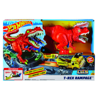 Hot Wheeels city T-Rex řádí