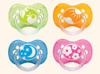 Šidítko silikonové třešinka NATURE 18m+