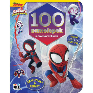 100 samolepek s omalovánkami Spidey