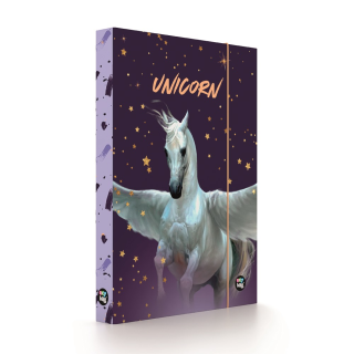 Box na sešity A4 Jumbo Unicorn-pegas