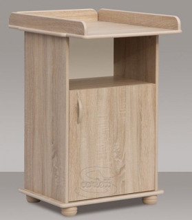 Přebalovací pult Felix světlý dub (laminát)