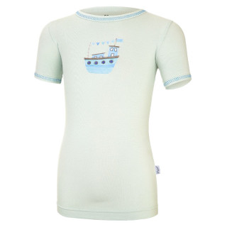 Tričko tenké KR obrázek Outlast® sv.mentolová-loď