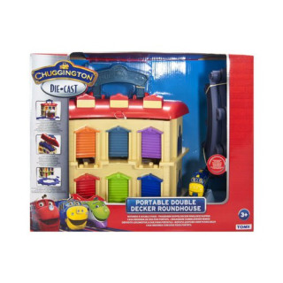 Chuggington - Přenosný set s dvoupatrovým depem
