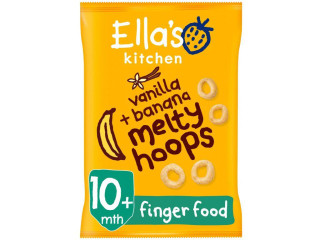 Ella's Kitchen BIO Křupavé kroužky s banánem a vanilkou (20 g)