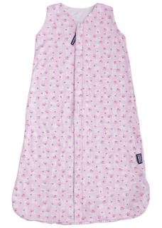 Letní 3D spací pytel bambus růžový zajíc
