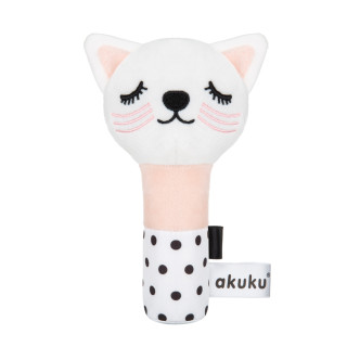 Plyšové pískátko kočička Akuku