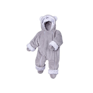 Zimní kojenecký overal Minky Teddy Esito Bílá