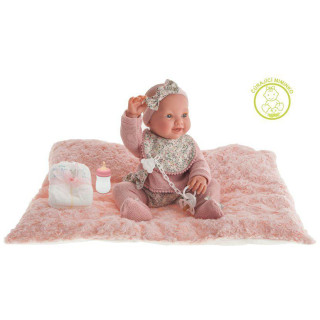 MIA 50162 - mrkací a čůrající realistické miminko 42 cm