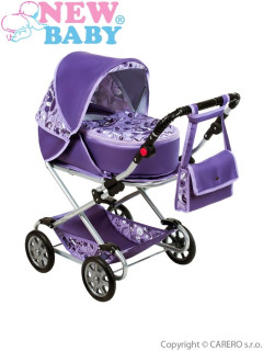 Dětský kočárek pro panenky 2v1 New Baby - Lily
