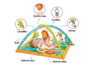 Hrací deka s hrazdou Slunečný den Tiny Love