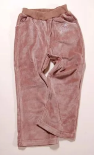 Tepláky sametové dívčí, Pidilidi hnědá vel. 98