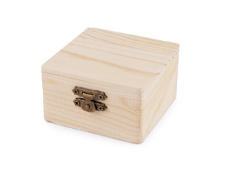 Dřevěná krabička k dozdobení