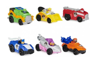 Tlapková patrola filmová die-cast autíčka