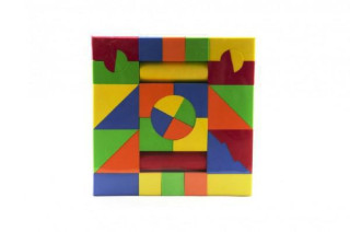 Kostky pěnové 66ks v plastové tašce 25x25x7cm