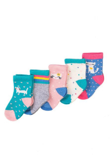 Ponožky dívčí 5pack, Minoti, NBG SOCK 18