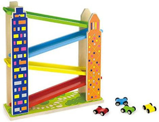 Dřevěná dráha s autíčky Viga