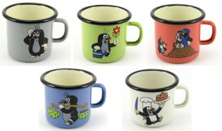 Hrnek s uchem Krtek smalt 7 x 7cm