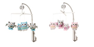 Plyšový kolotoč Sova